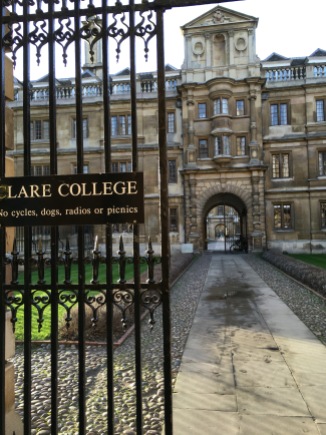 Clare College, where John Rutter conducted for years.